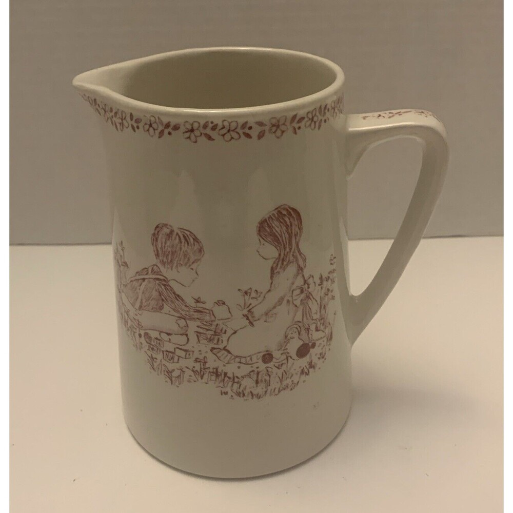 Royal Crownford Ironstone Pitcher Weatherby Hanley Falcon Ware England .